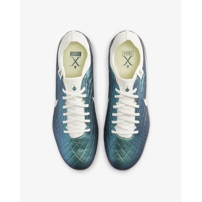【Flash Sale $50 OFF】Nike Tiempo Emerald Legend 10 Pro Dark Atomic Teal/Sail FQ3248-300[No Box]