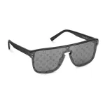 Louis Vuitton Waimea Sunglasses Black Silver Monogram (Z1082E/W)