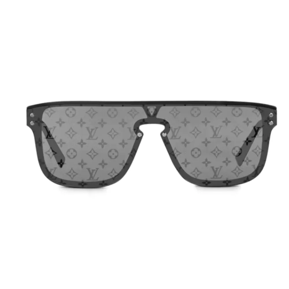 Louis Vuitton Waimea Sunglasses Black Silver Monogram (Z1082E/W)