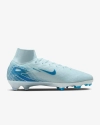    【Flash Sale $50 OFF】Nike Mercurial Superfly 10 Elite Glacier Blue/Blue Orbit FQ1454-400 FG High-Top Soccer Cleats[No Box]