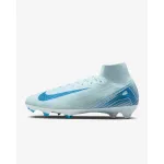 【Flash Sale $50 OFF】Nike Mercurial Superfly 10 Elite Glacier Blue/Blue Orbit FQ1454-400 FG High-Top Soccer Cleats[No Box]