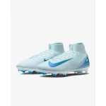 【Flash Sale $50 OFF】Nike Mercurial Superfly 10 Elite Glacier Blue/Blue Orbit FQ1454-400 FG High-Top Soccer Cleats[No Box]