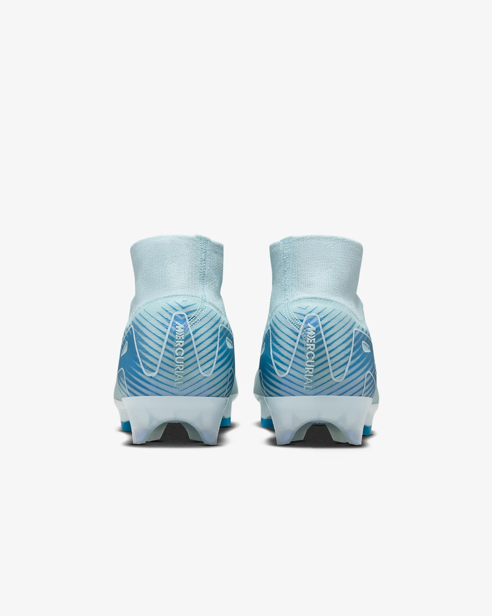    【Flash Sale $50 OFF】Nike Mercurial Superfly 10 Elite Glacier Blue/Blue Orbit FQ1454-400 FG High-Top Soccer Cleats[No Box]