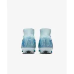 【Flash Sale $50 OFF】Nike Mercurial Superfly 10 Elite Glacier Blue/Blue Orbit FQ1454-400 FG High-Top Soccer Cleats[No Box]