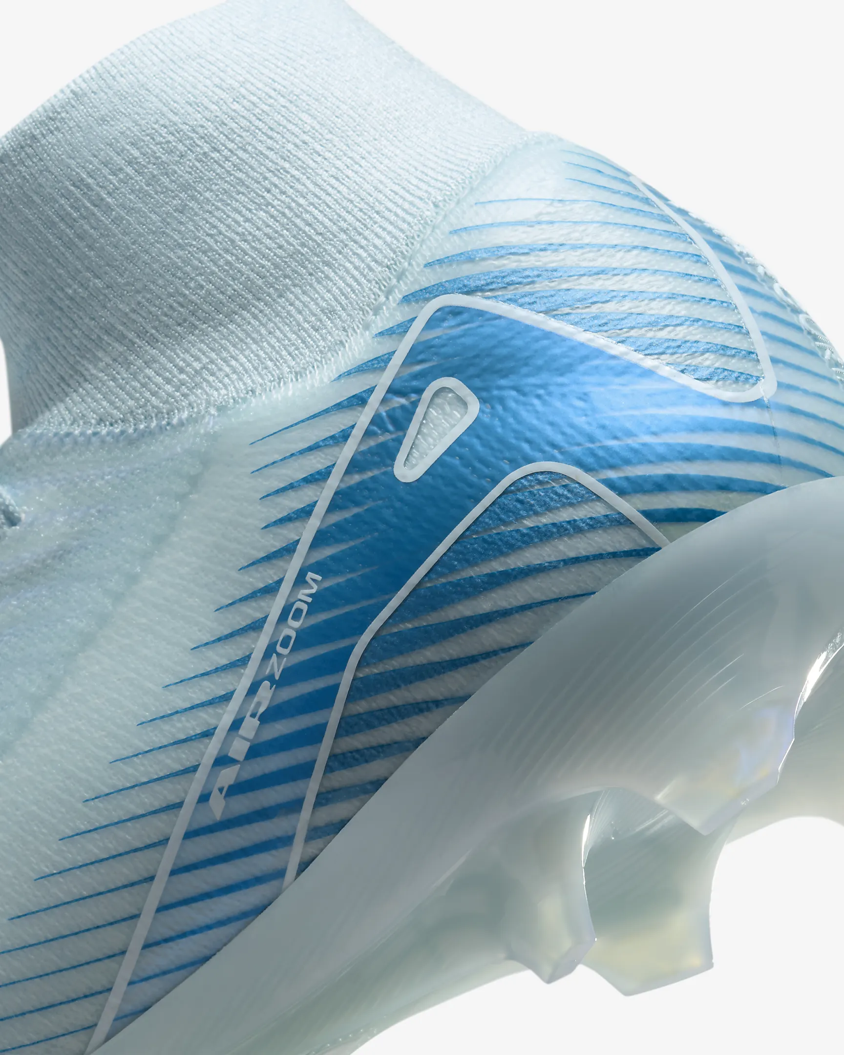    【Flash Sale $50 OFF】Nike Mercurial Superfly 10 Elite Glacier Blue/Blue Orbit FQ1454-400 FG High-Top Soccer Cleats[No Box]
