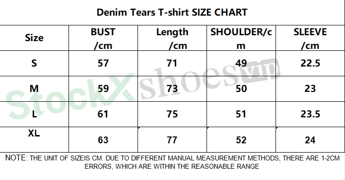     Denim Tears x Offset Set It Off 1 T-shirt Blue
