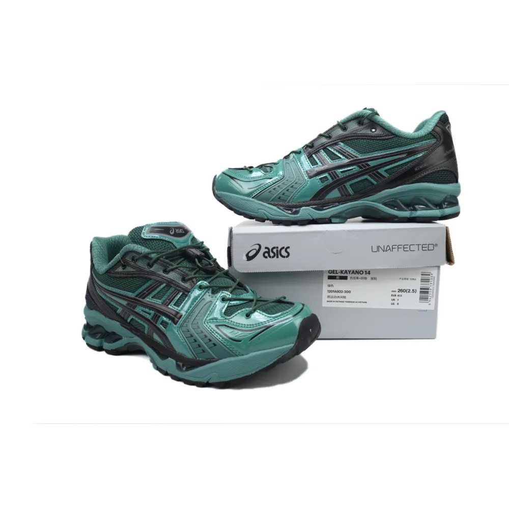 【Flash Sale $30 OFF】  Asics UNAFFECTED x Gel Kayano 14 Infinite Wonders Pack Posy Green  1201A922-300