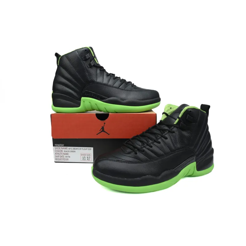 Pkgod Air Jordan 12 Retro Black Green