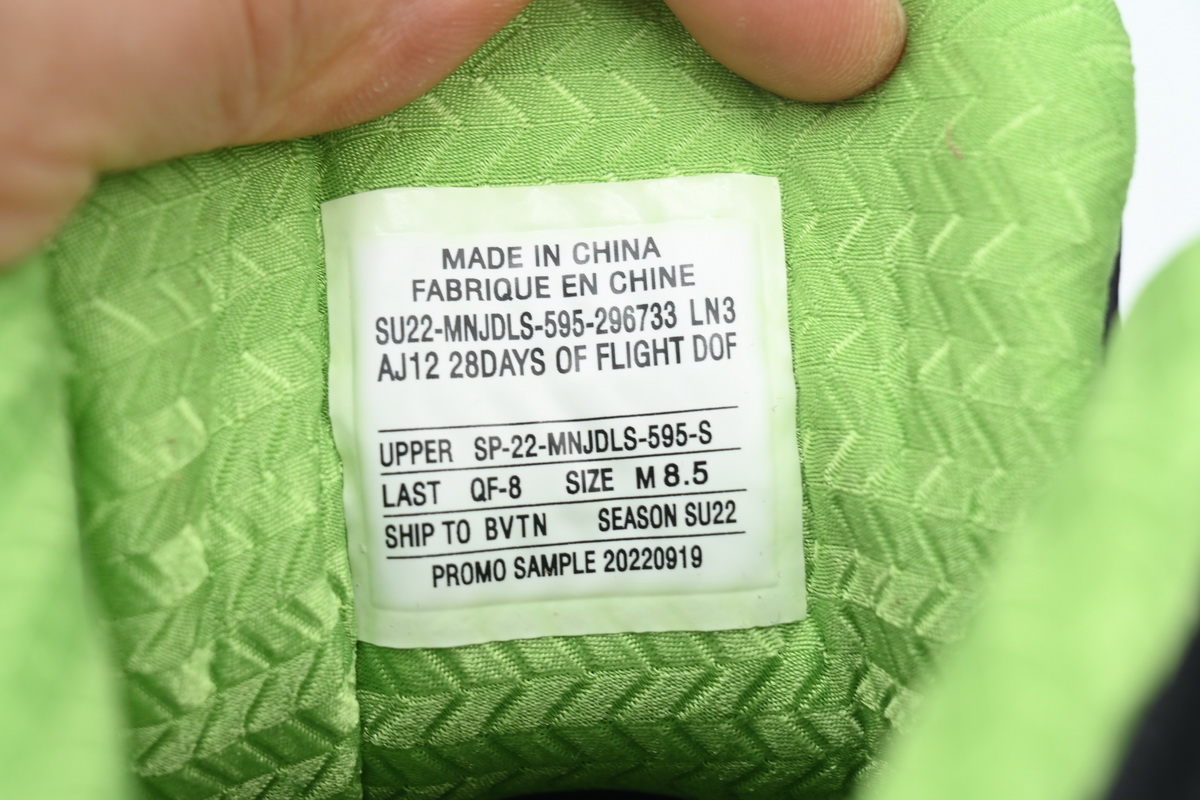 Pkgod Air Jordan 12 Retro Black Green