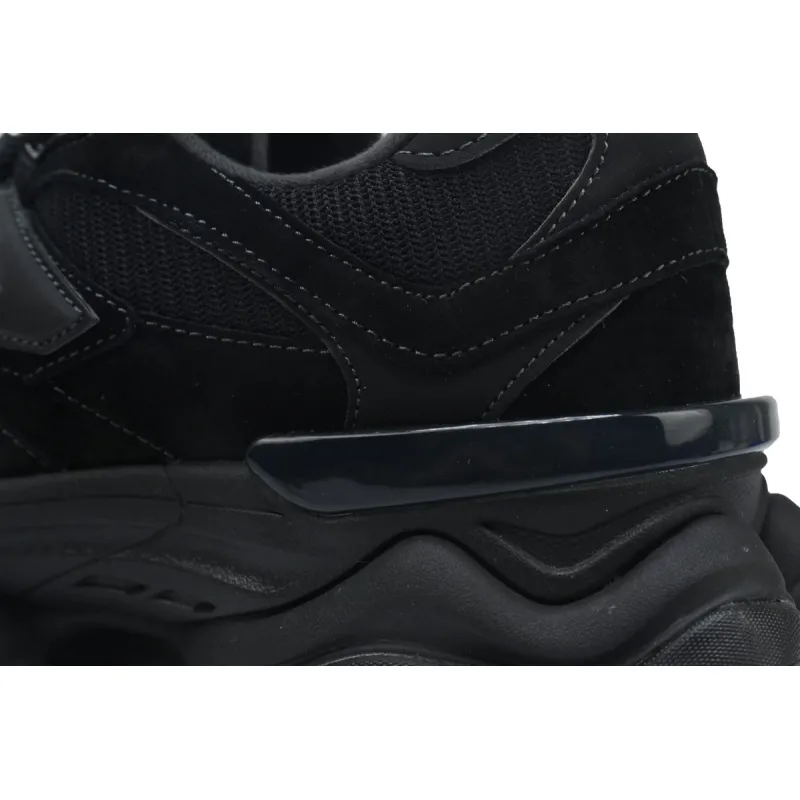 Pkgod New Balance 9060 Triple Black Suede U9060BPM