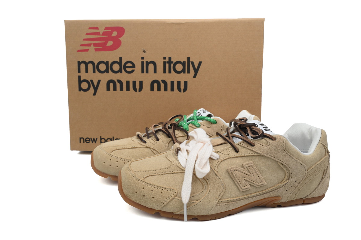    Pkgod New Balance 530 SL Ecru x Miu Miu 5E165E Z50 F0379 F D005