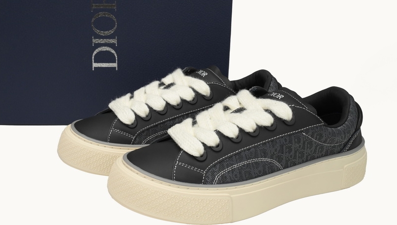 Dior B33 Denim Tears Sneakers Release Black 3SN272 ZIR1 6536