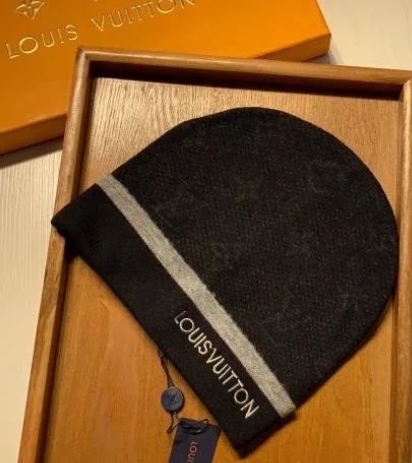 【Hot Sale】Louis Vuitton Beanie my monogram eclipse Hat