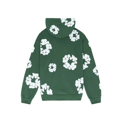 Top Quality Denim Tears The Cotton Wreath Sweat Suit Green  02