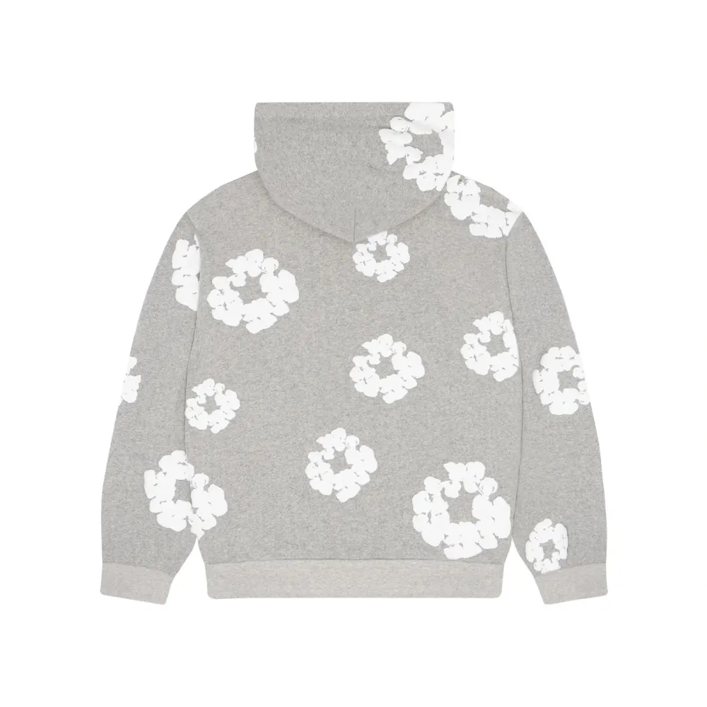 【Hot Sale】Top Quality Denim Tears The Cotton Wreath Sweat Suit Grey 