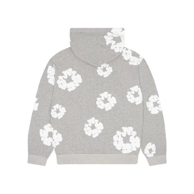 【Hot Sale】Top Quality Denim Tears The Cotton Wreath Sweat Suit Grey  02