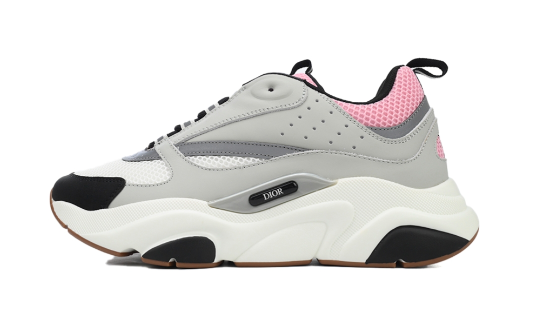 Dior B22 Pink Gray Sneakers Cream 3SN231YKB_H069