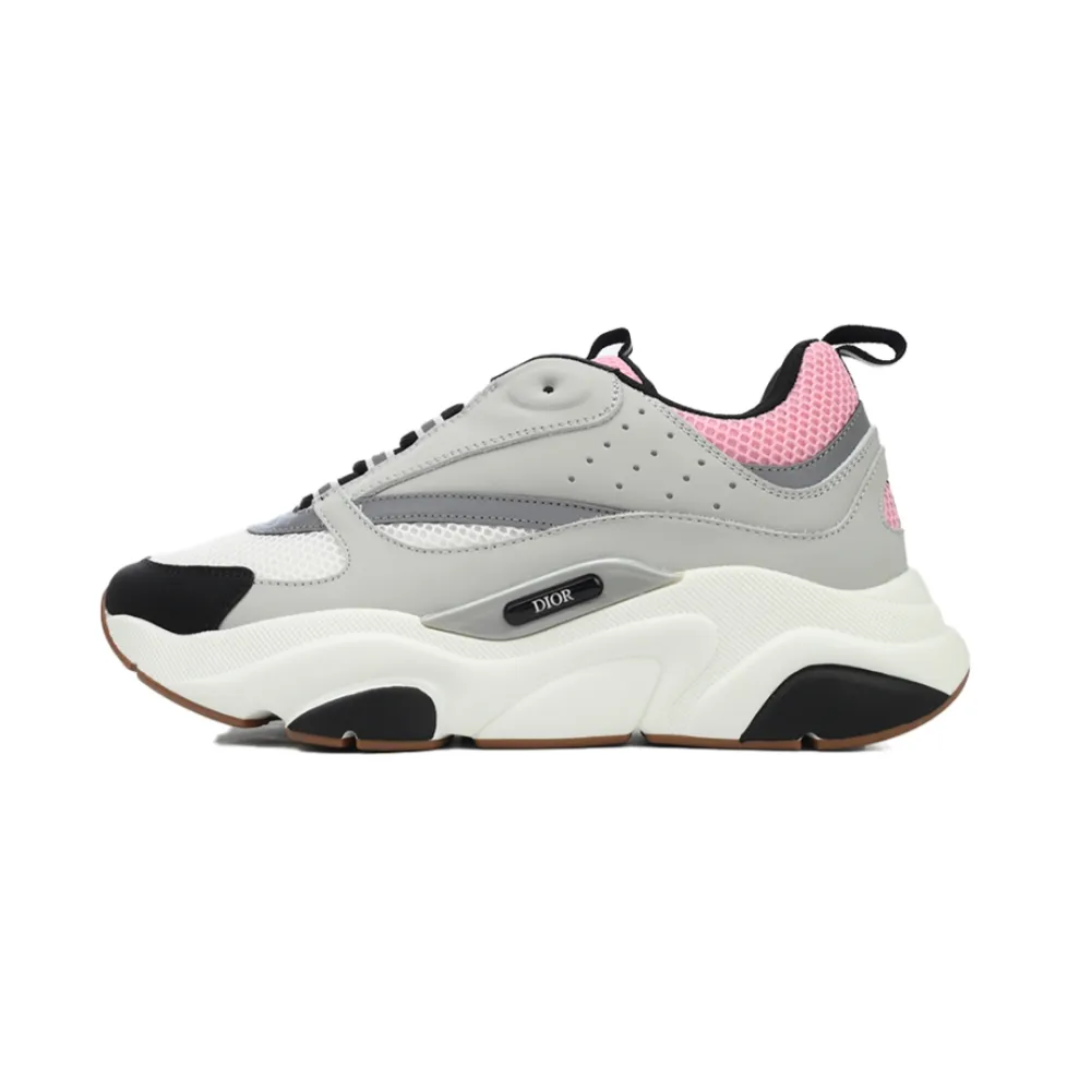 Dior B22 Pink Gray Sneakers Cream 3SN231YKB_H069