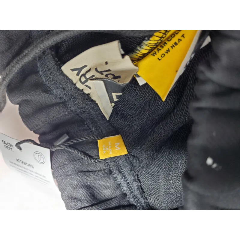 Top Quality GALLERY DEPT Pants Flare Sweat Pants Washed Black