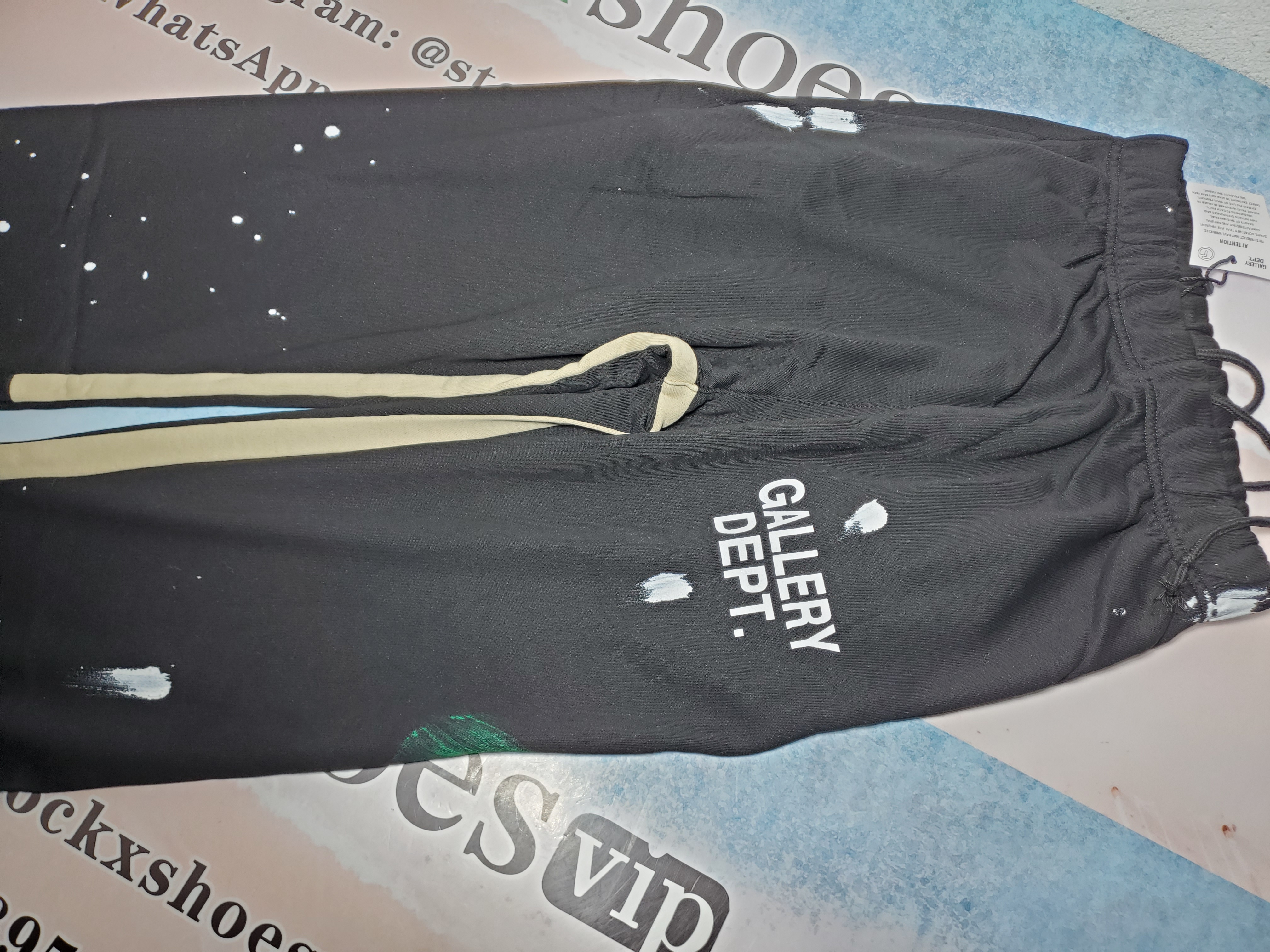 Top Quality GALLERY DEPT Pants Flare Sweat Pants Washed Black