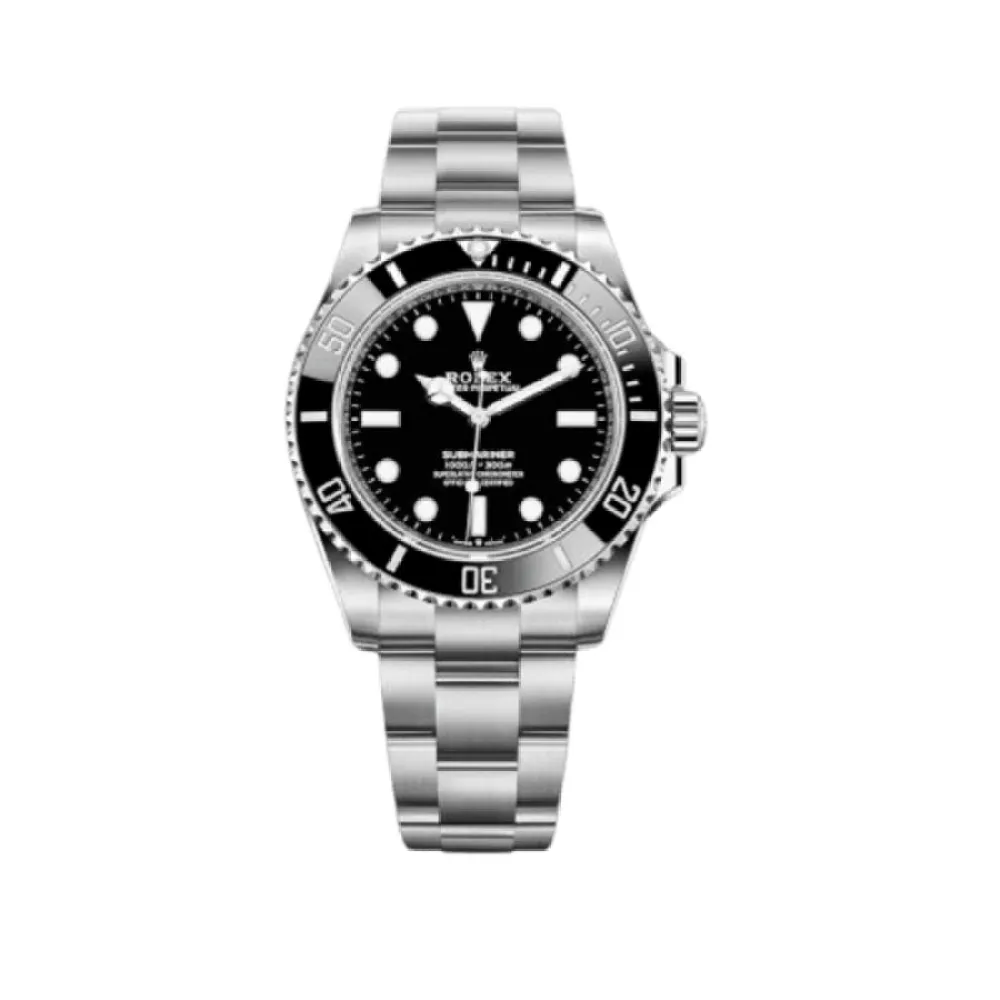 Rolex Submariner No Date Dial Black Watch 124060   