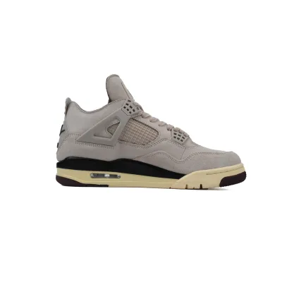 Pkgod A Ma Maniére x Air Jordan 4 Retro Fossil Stone FZ4810-200  02