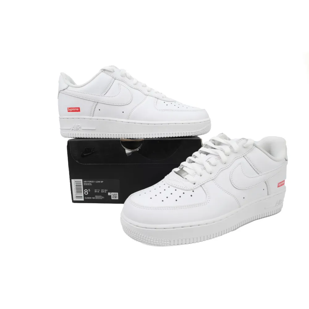 Nike Air Force 1 Low Supreme White  CU9225-100 