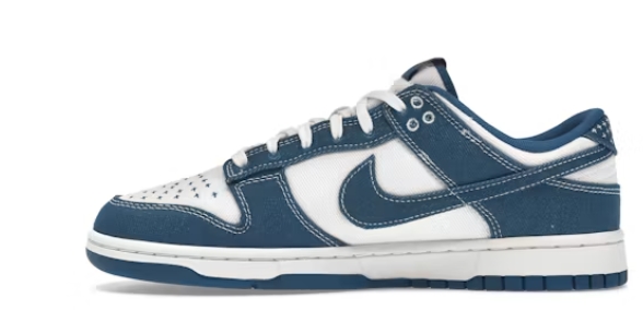 Pkgod Nike Dunk Low Industrial Blue Sashiko DV0834-101