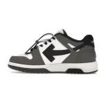 Pkgod OFF-WHITE Out Of Office OOO Low Tops Dark Gray Black