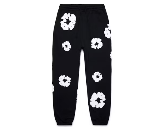 【Hot Sale】Top Quality Denim Tears The Cotton Wreath Sweat Suit Black 