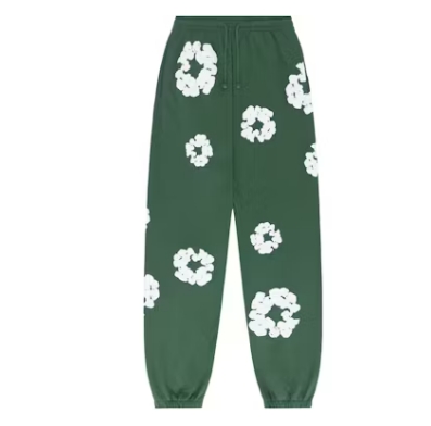 Top Quality Denim Tears The Cotton Wreath Sweat Suit Green 