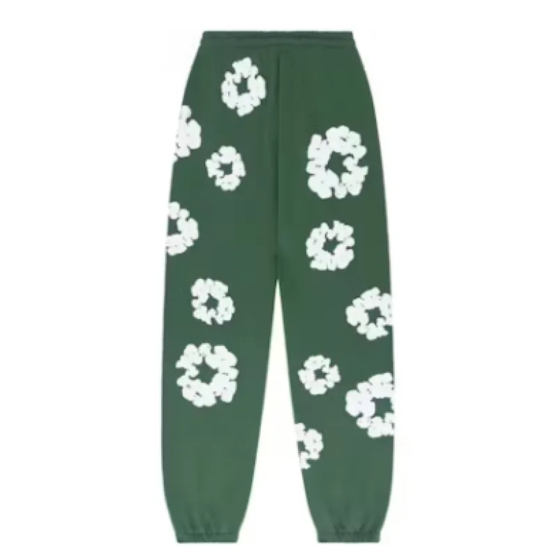 Top Quality Denim Tears The Cotton Wreath Sweat Suit Green 