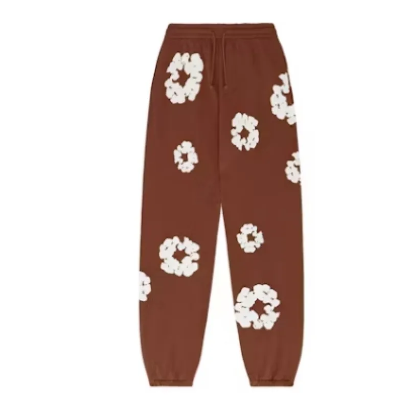 Top Quality Denim Tears The Cotton Wreath Sweat Suit Brown 