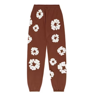 Top Quality Denim Tears The Cotton Wreath Sweat Suit Brown 