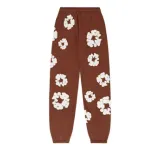 Top Quality Denim Tears The Cotton Wreath Sweat Suit Brown 