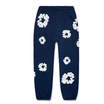 Top Quality Denim Tears The Cotton Wreath Sweat Suit Navy  02