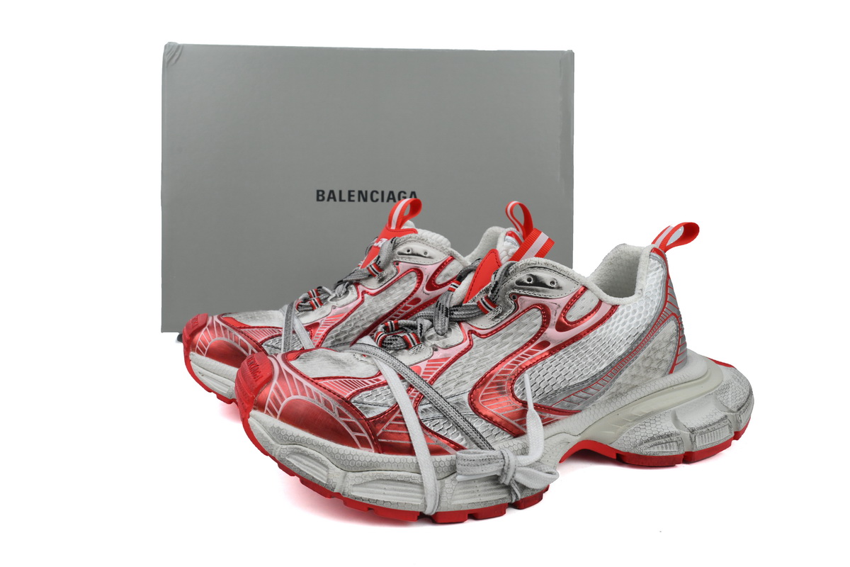    Balenciaga 3XL White Red 734734 W3XL2 9060