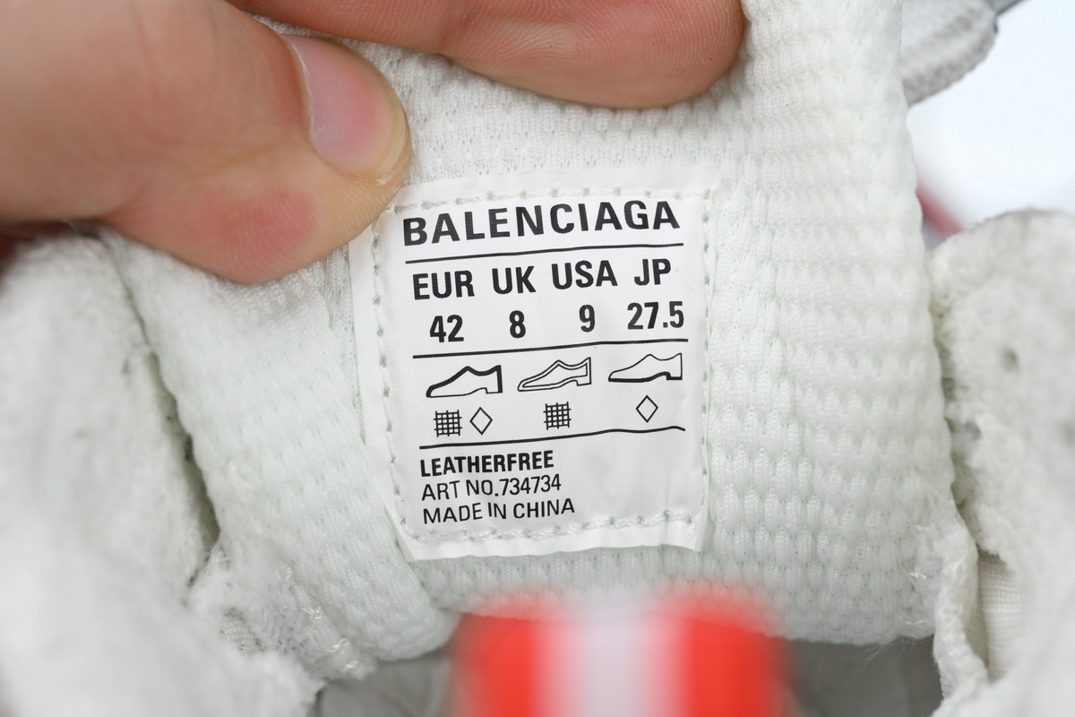    Balenciaga 3XL White Red 734734 W3XL2 9060