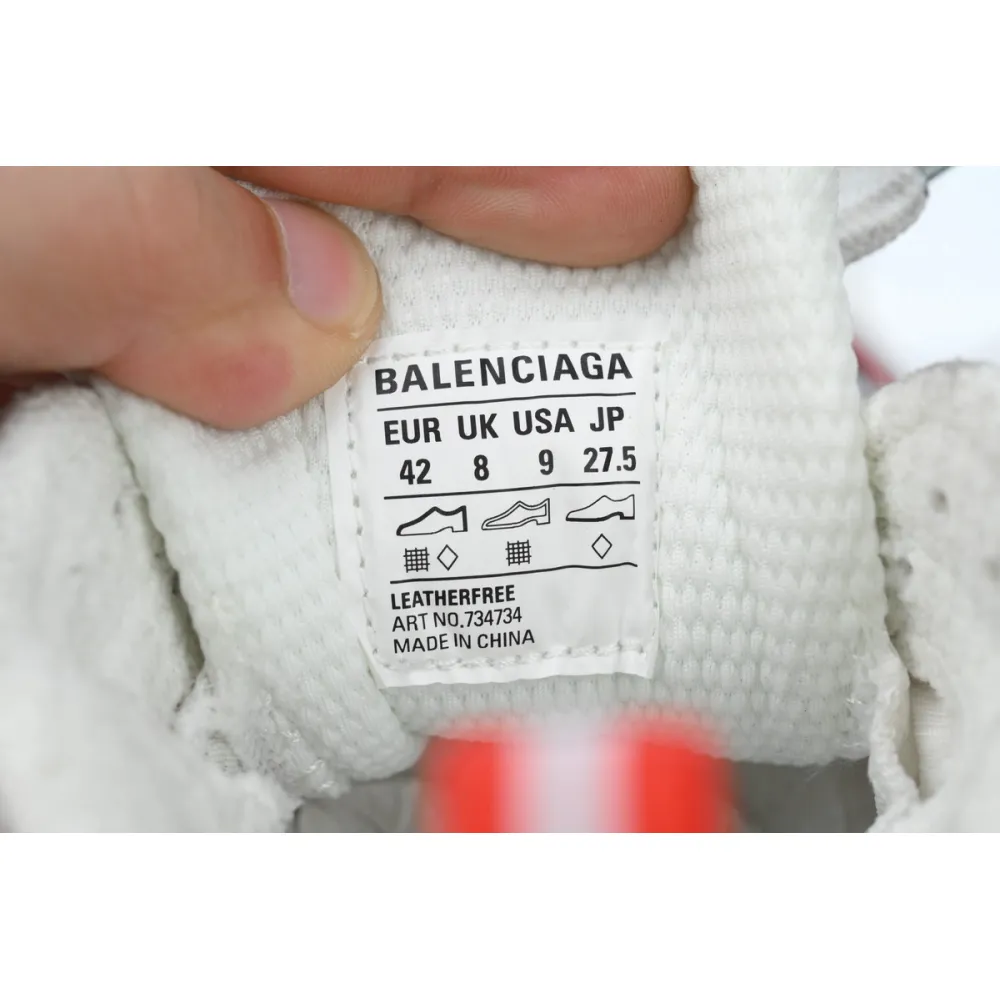 Balenciaga 3XL White Red 734734 W3XL2 9060