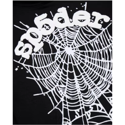 Top Quality Sp5der OG Web Suit Black  02