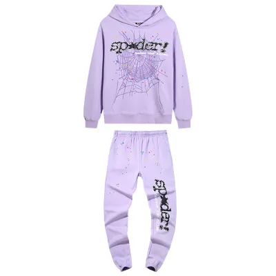 Top Quality Sp5der Suit Purple 5011  01