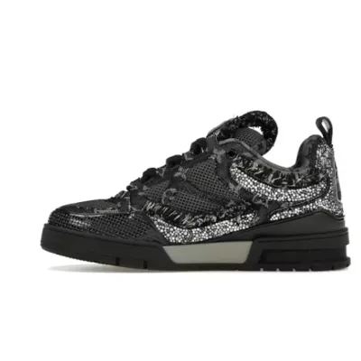 Louis Vuitton Skate Trainer Black Swarovski Monogran 01