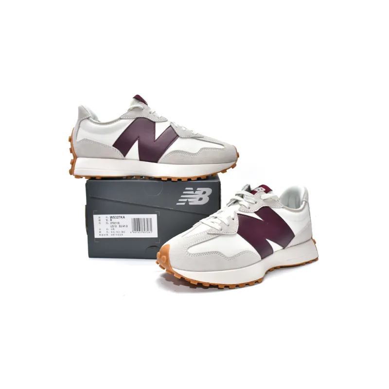 New Balance 327 Moonbeam Classic Burgundy WS327KA