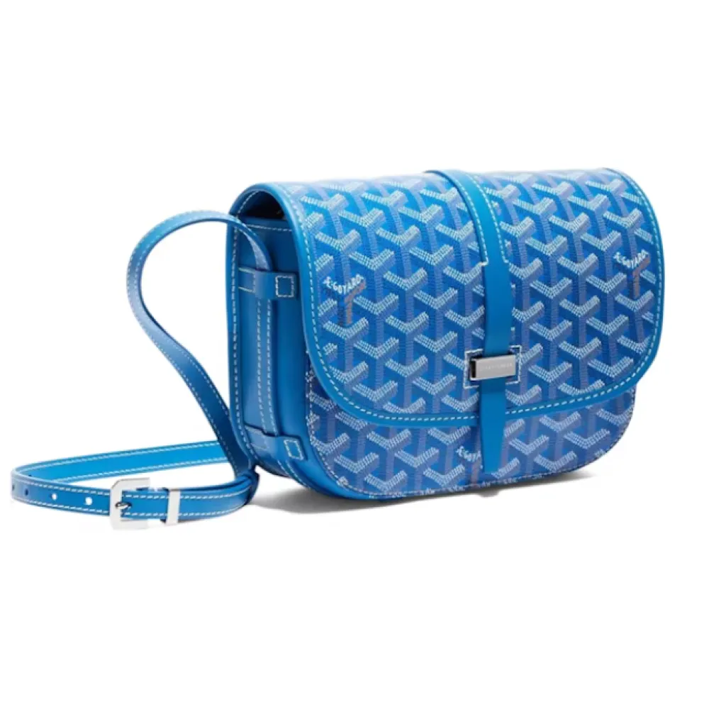 Top Quality Goyard Belvedere PM Sky Blue
