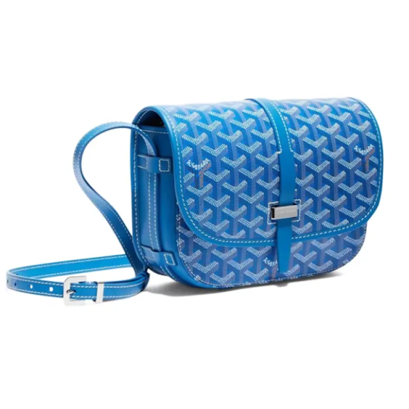 Top Quality Goyard Belvedere PM Sky Blue