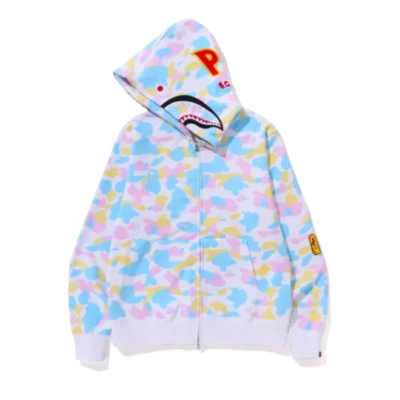Top Quality Bape Shark Full Zip Hoodie  01
