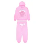 Top Quality Sp5der Suit Light Pink 