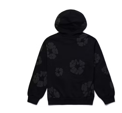 Top Quality Denim Tears Cotton Wreath Hoodie Black Monochrome 