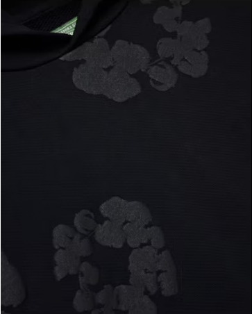 Top Quality Denim Tears Cotton Wreath Hoodie Black Monochrome 