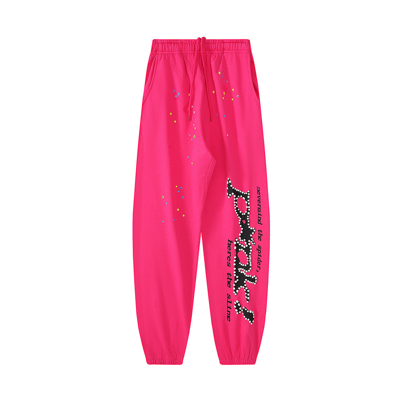 Top Quality Sp5der Suit Pink 